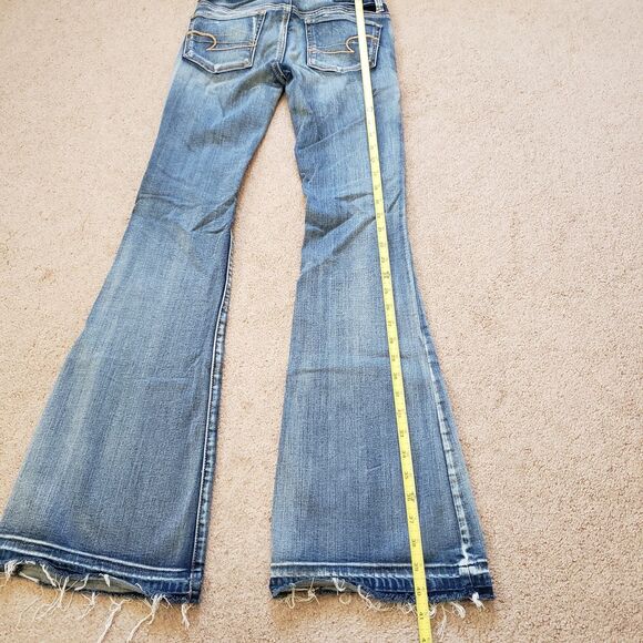 American Eagle Outfitters Blue Flare Jeans - Picture 7 of 11